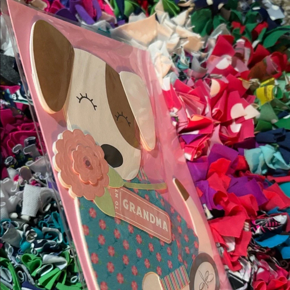 🆕American Greetings-Papersong 3D Puppy “Grandma” Mother’sDay Card